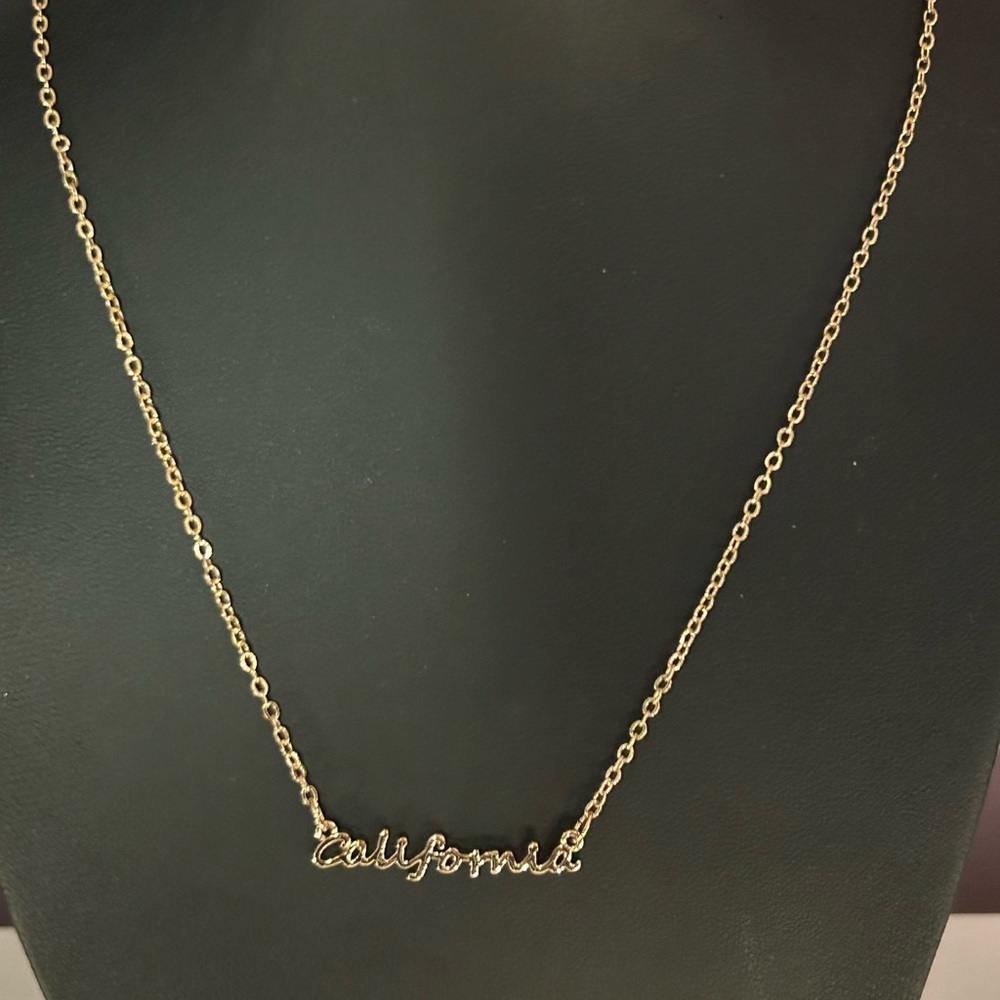 CALIFORNIA Necklace, NWT.
